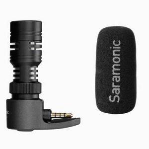 מיקרופון לסמארטפון Saramonic SmartMic + Mini Jack 3.5mm TRRS