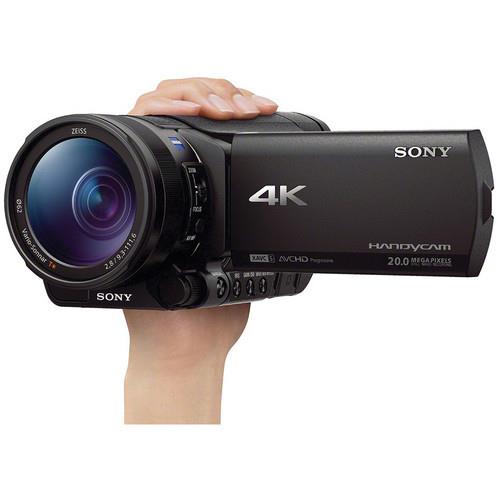 מצלמת וידאו מקצועית Sony FDR-AX100E 4K Ultra HD Camcorder