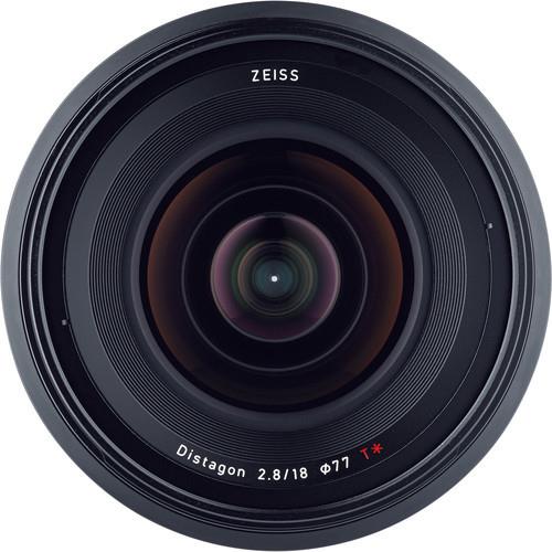 עדשה Zeiss Milvus 18mm f/2.8 ZE למצלמות Canon