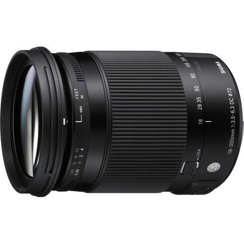 עדשה Sigma 18-300mm f/3.5-6.3 DC OS HSM Contemporary למצלמות Nikon