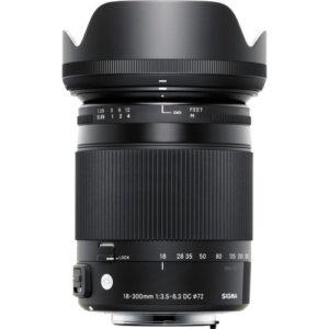 עדשה Sigma 18-300mm f/3.5-6.3 DC OS HSM Contemporary למצלמות Canon
