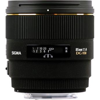 עדשה Sigma 85mm f/1.4 ex dg hsm למצלמות Nikon