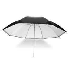 מטריה שחורה-לבנה 84 ס"מ- StudioBlitz