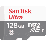 כרטיס זיכרון sandisk ultra micro sd 128 gb 80mb/s x533