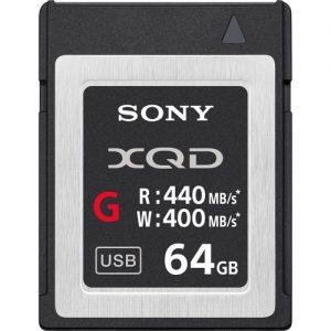 כרטיס זיכרון Sony 64gb XQD G
